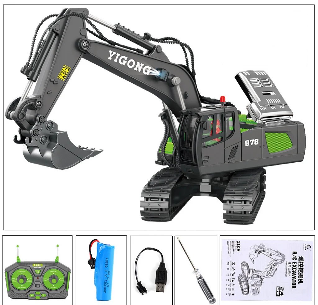 Realistisches RC Bagger Spielzeug