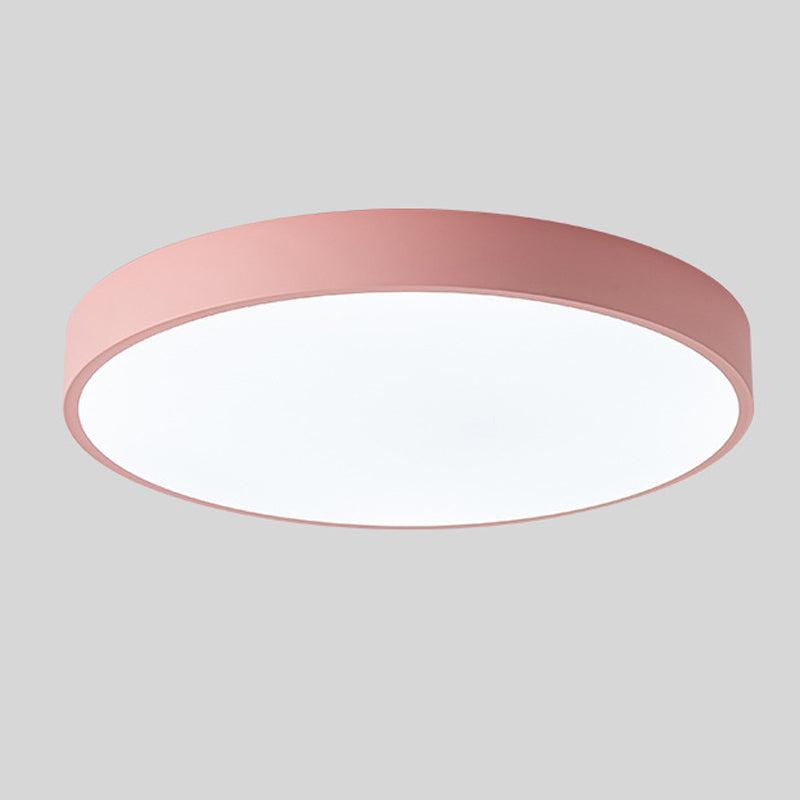 Moderne LED-Leuchte rund