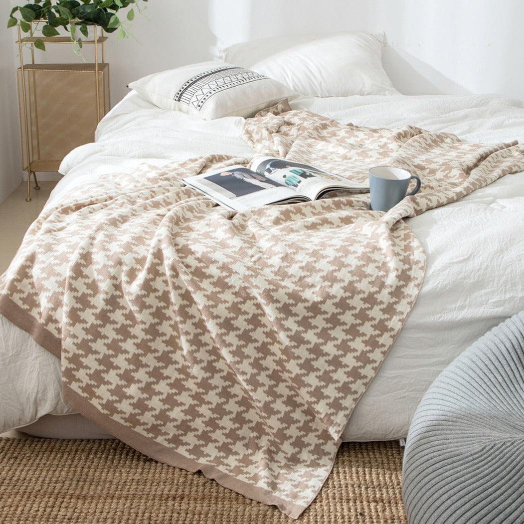 Kariertes Design Kuscheldecke