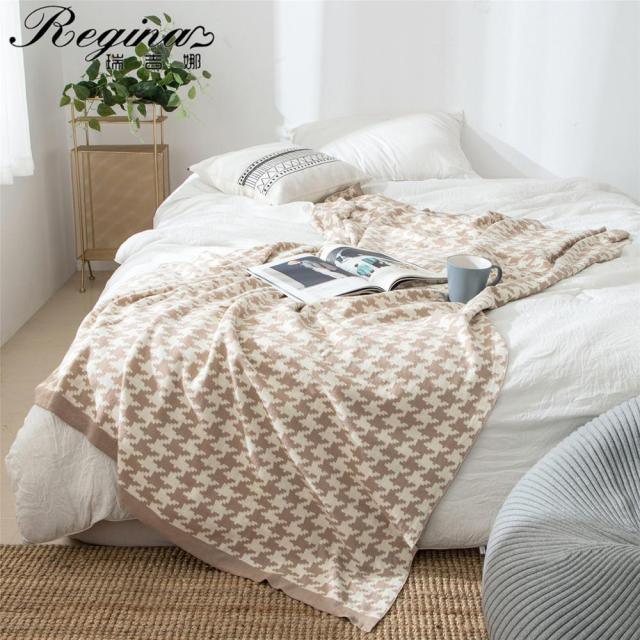 Kariertes Design Kuscheldecke