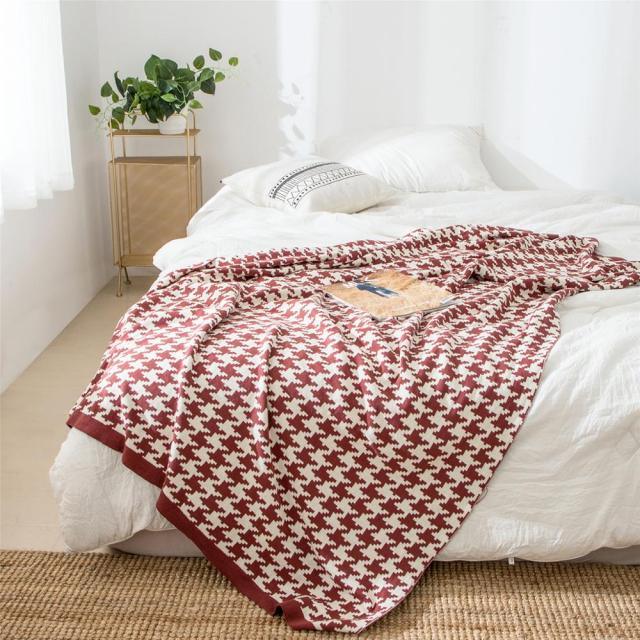 Kariertes Design Kuscheldecke