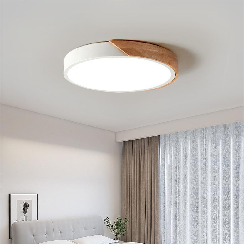 Moderne LED-Leuchte rund