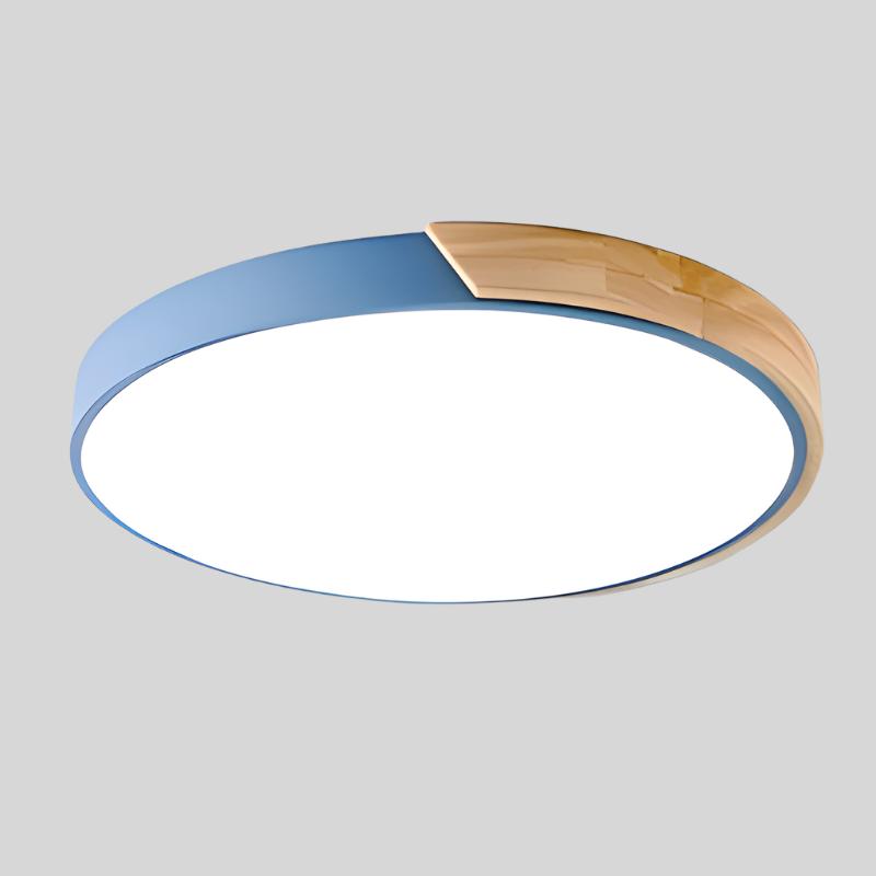 Moderne LED-Leuchte rund