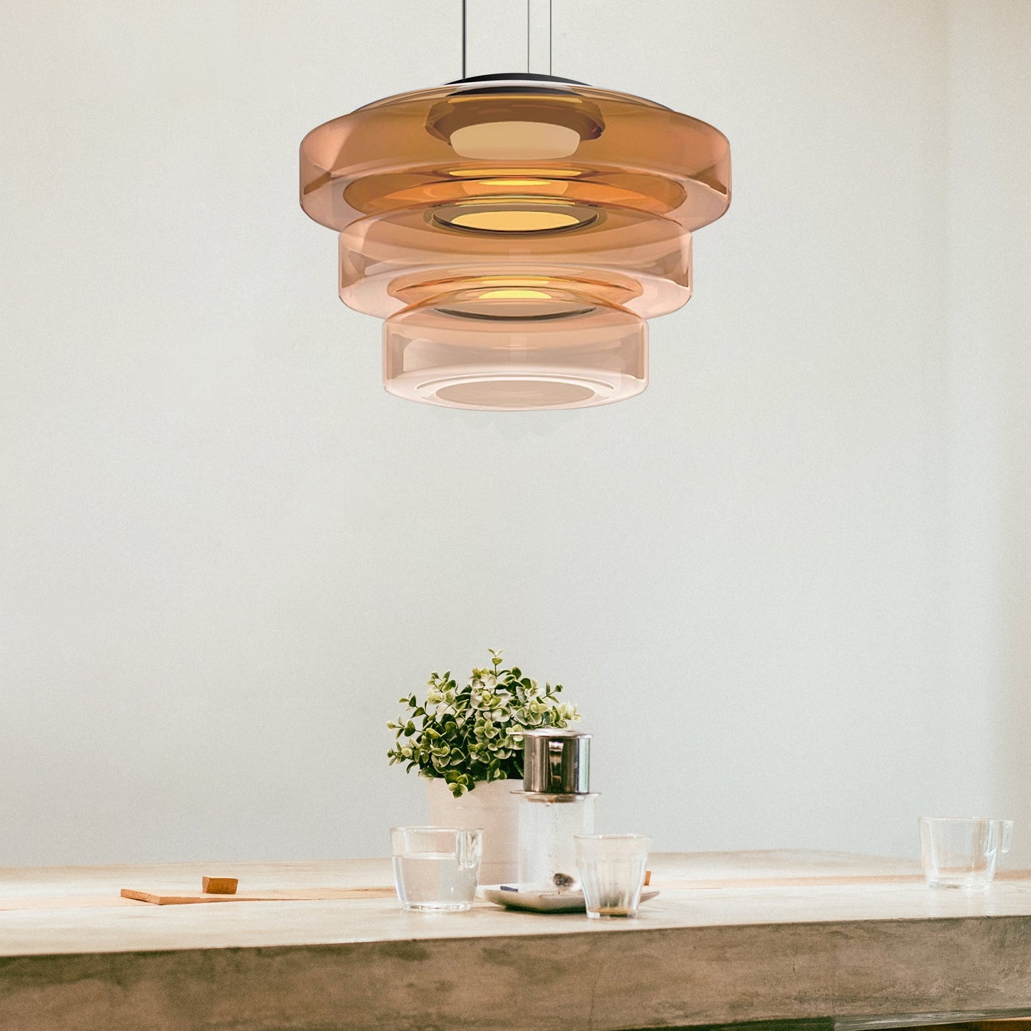 Design LED-Pendelleuchte