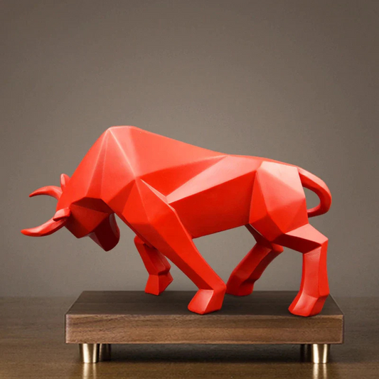Minimalistische Stier Skulptur
