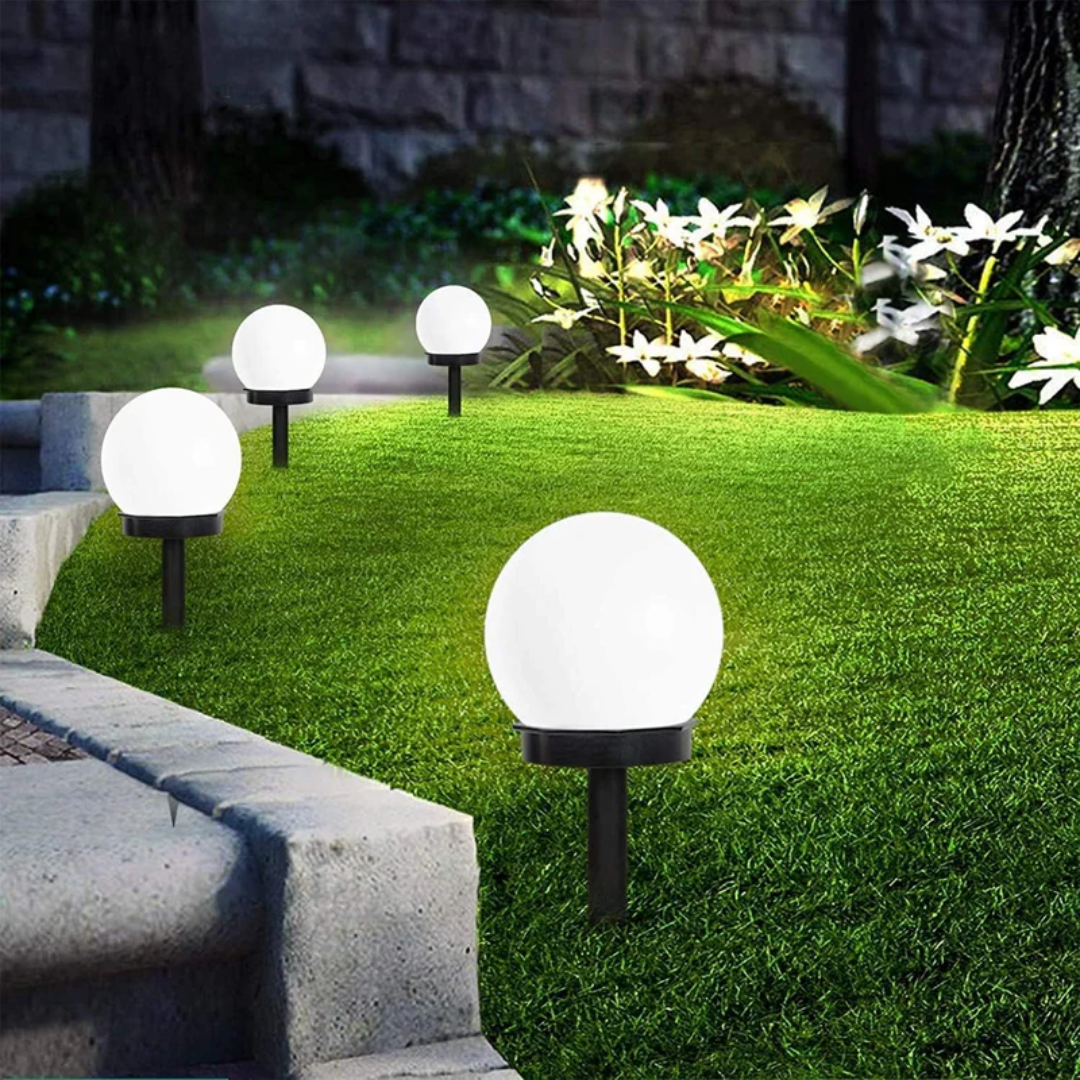 LED Draußen Wasserdichte Sphärisch Solar Gartenleuchten