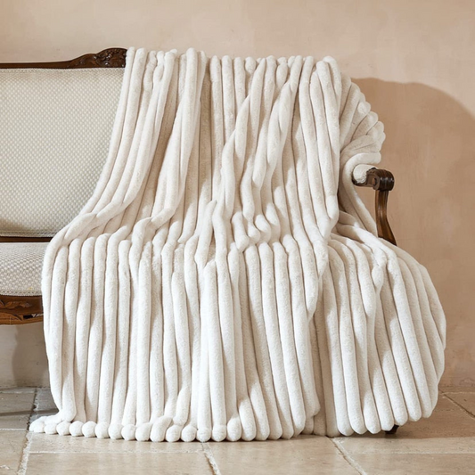 Große Gerippte Kuscheldecke