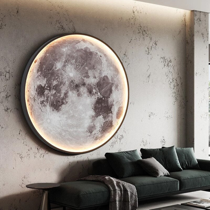 3D Mondlicht-Wandleuchte