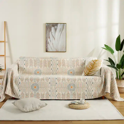 Boho-Mandala Sofaüberwurf