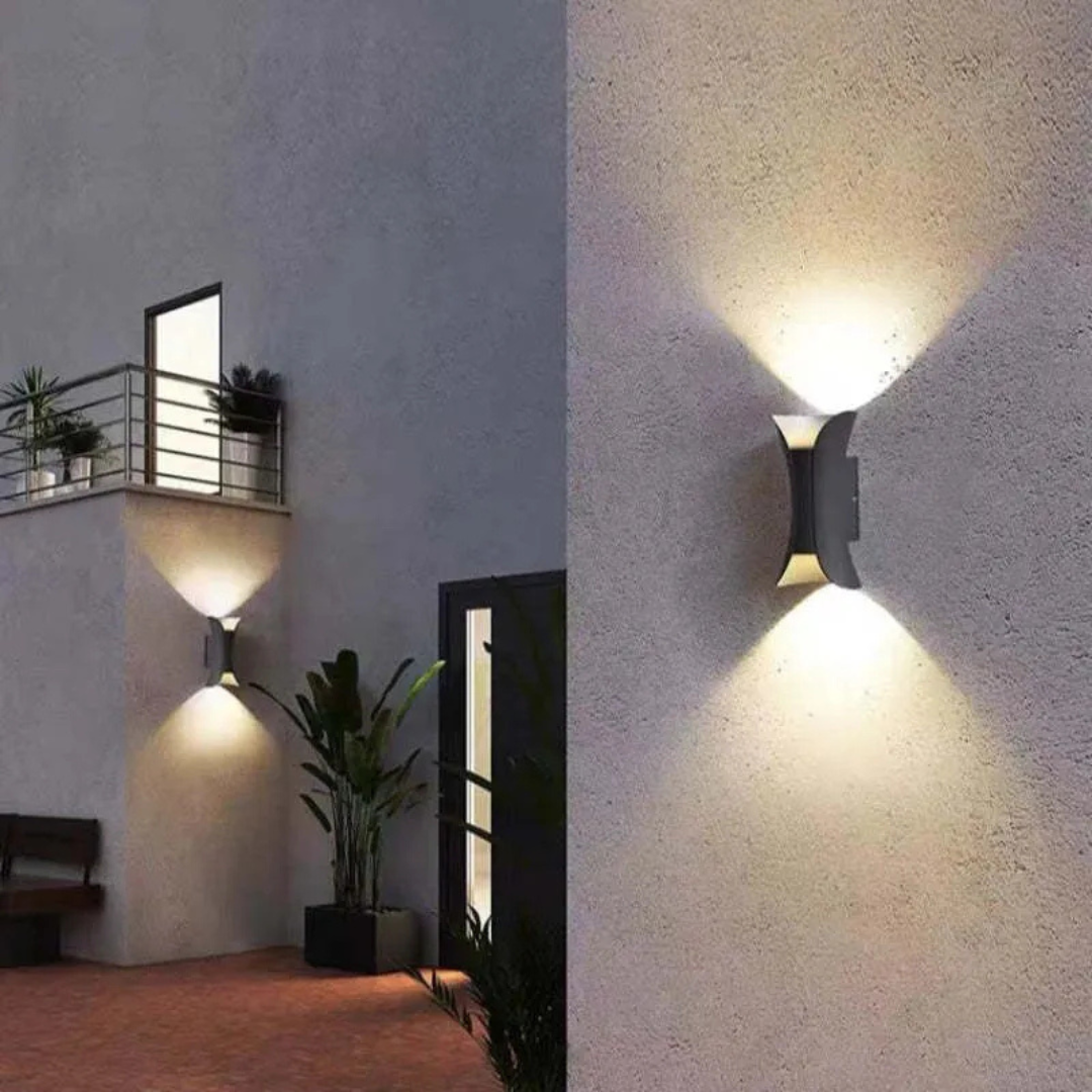 Gebogene LED-Wandleuchte
