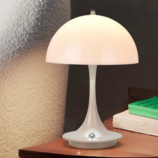 Dekorative LED-Tischleuchte in Pilzform
