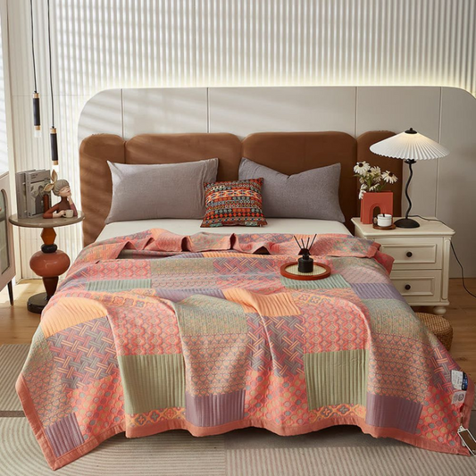 Zweiseitige Patchwork-Decke