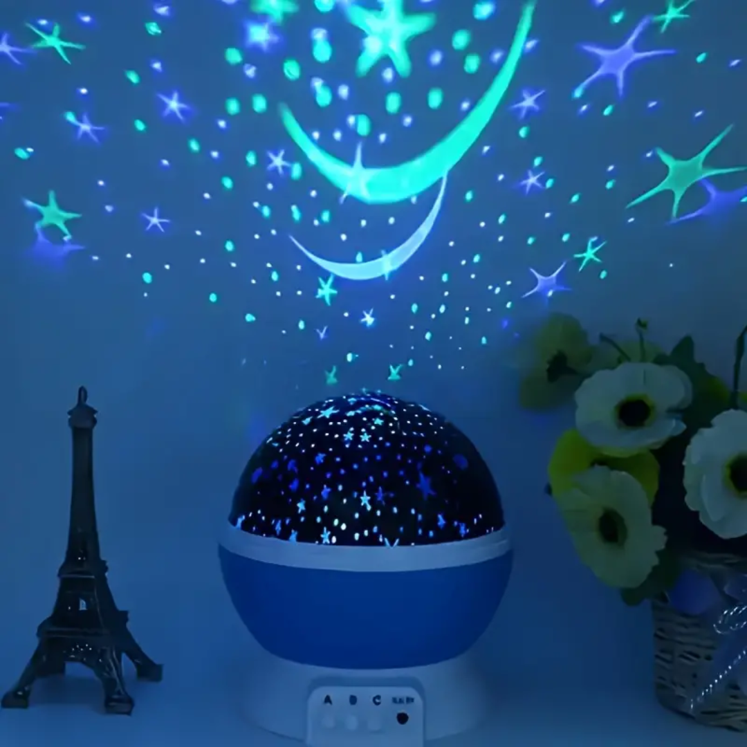 LED Rotierende Sternprojektor Galaxie Nachtlampe