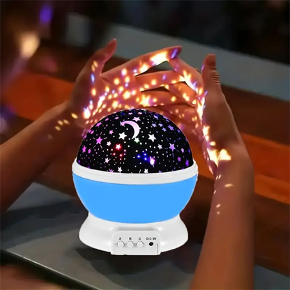 LED Rotierende Sternprojektor Galaxie Nachtlampe