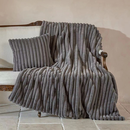 Große Gerippte Kuscheldecke