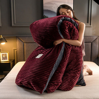Gemütliche Winter Kuscheldecke