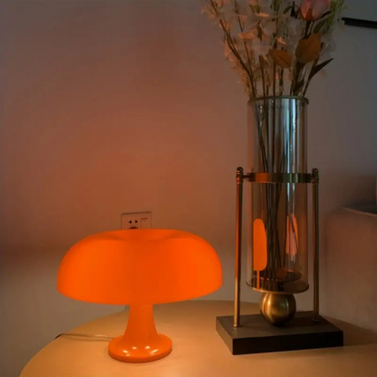 LED Retro Pilz Tischlampe