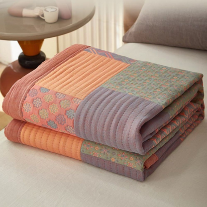 Zweiseitige Patchwork-Decke