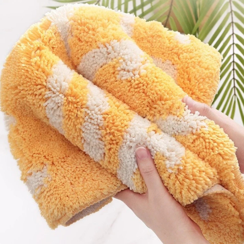 Absorbierende Badezimmermatte