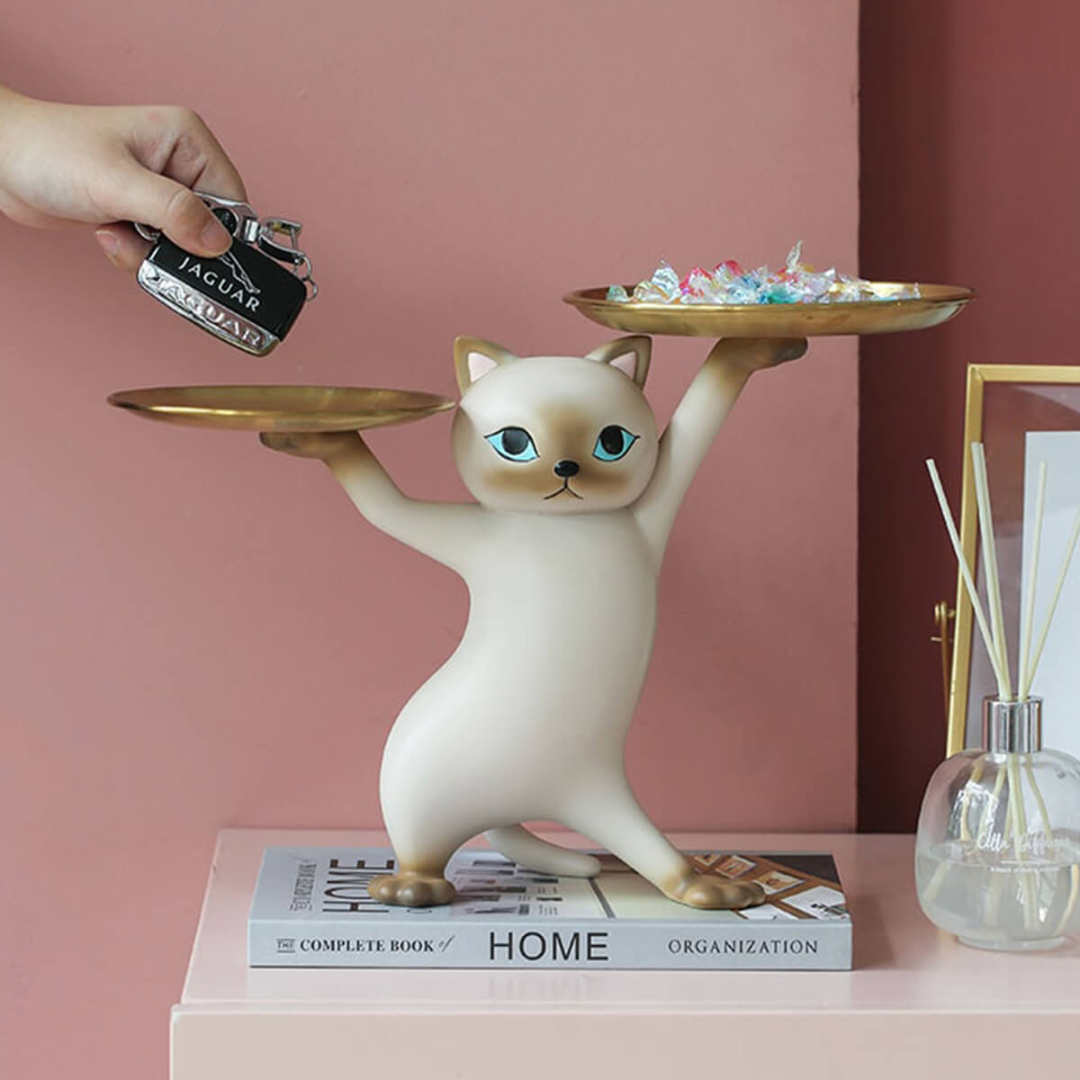 Multifunktionales Tablett Katze