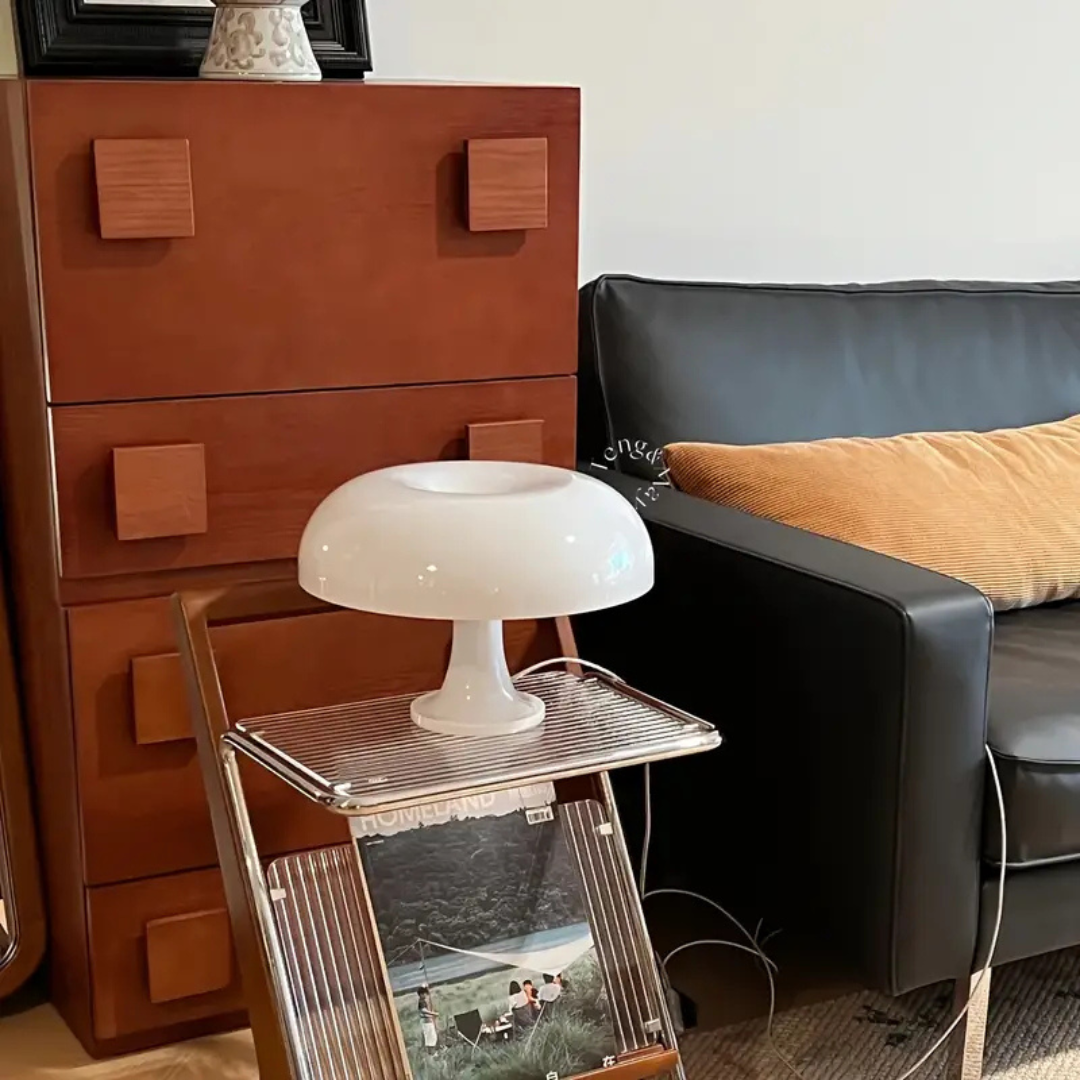 LED Retro Pilz Tischlampe