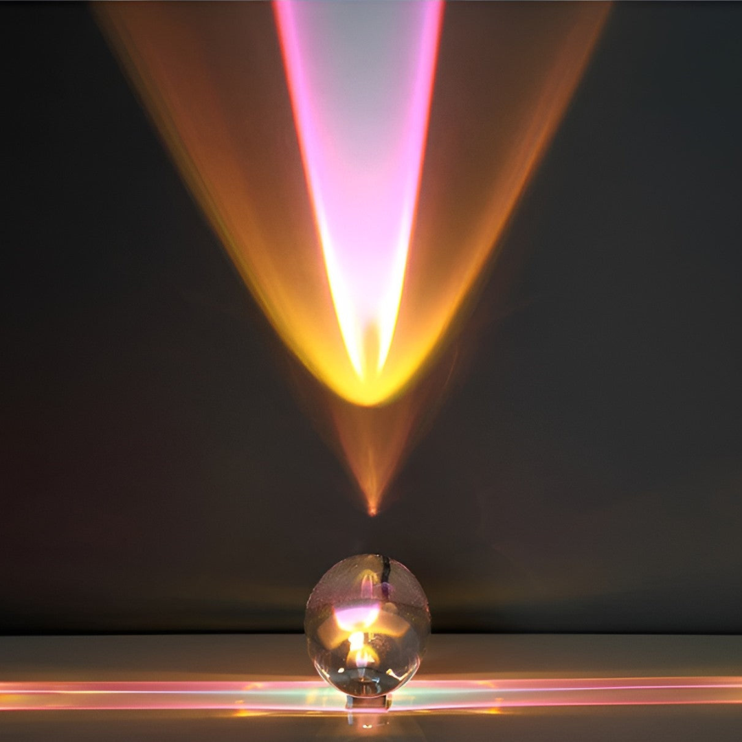 Moderne LED Prisma Projektionstischlampe