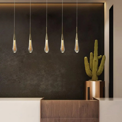 Moderne Tropfen-LED-Deckenleuchte