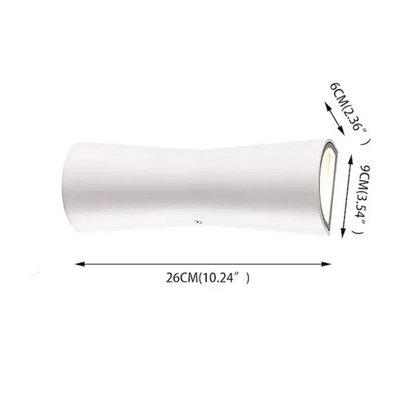 Elegante Außenwandleuchte mit LED