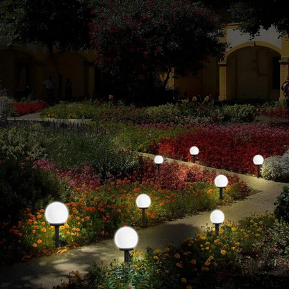 LED Draußen Wasserdichte Sphärisch Solar Gartenleuchten