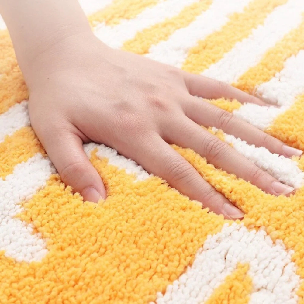 Absorbierende Badezimmermatte