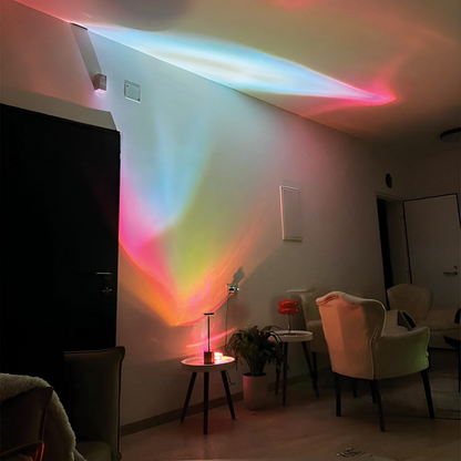 Moderne LED Prisma Projektionstischlampe