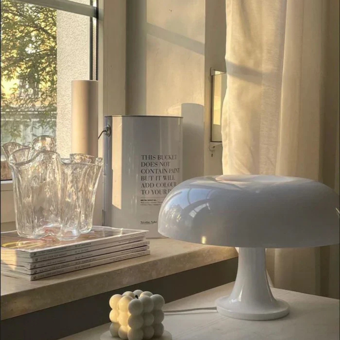 LED Retro Pilz Tischlampe
