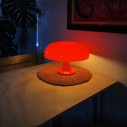 LED Retro Pilz Tischlampe