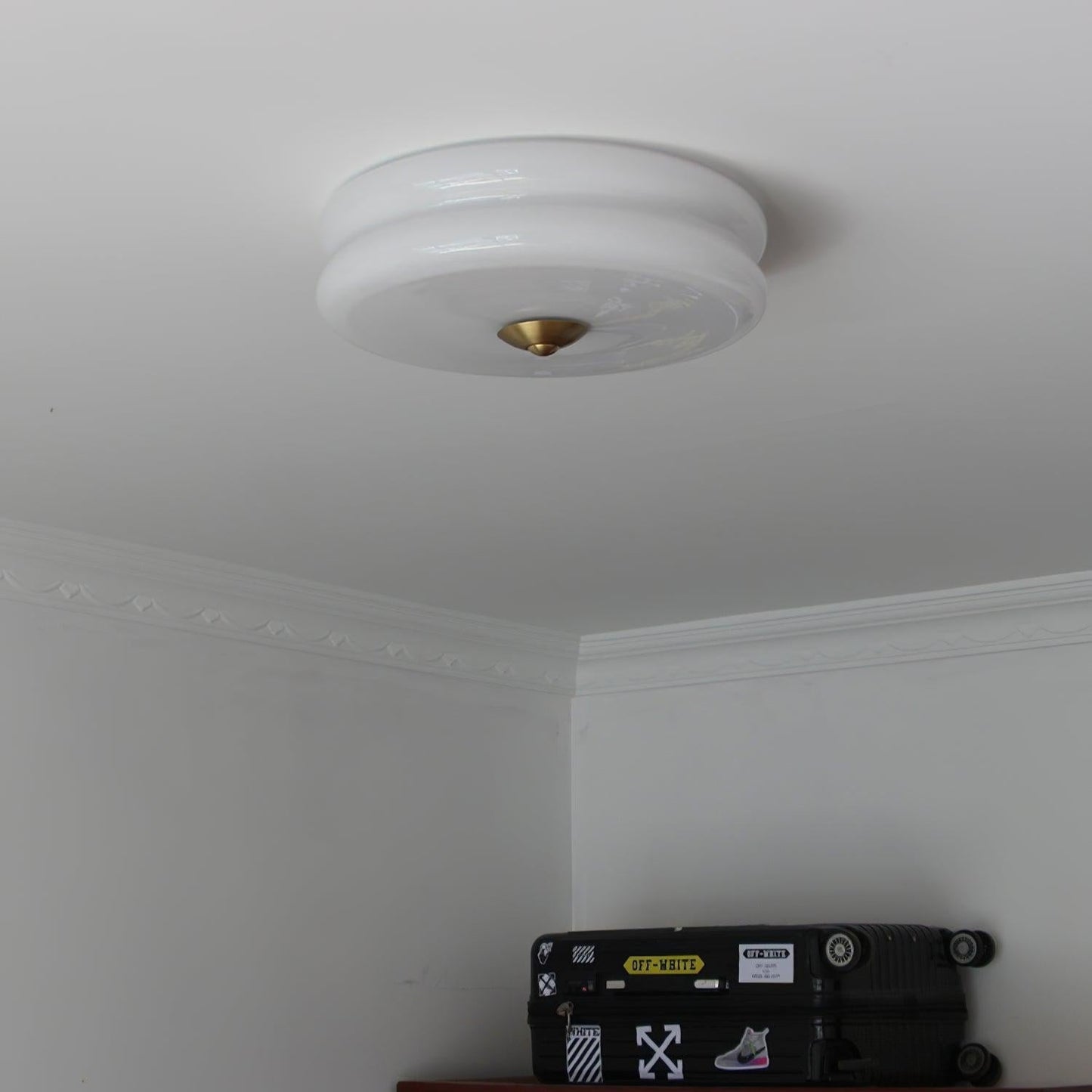 Retro LED-Deckenlampe rund