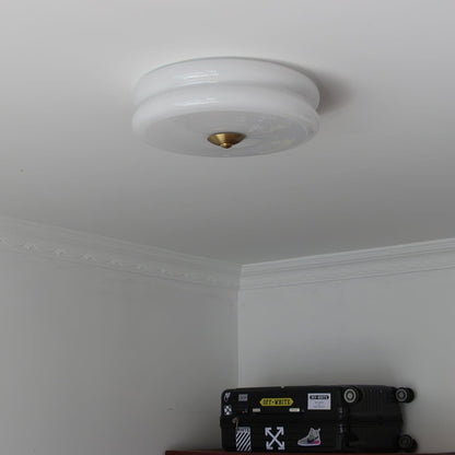Retro LED-Deckenlampe rund