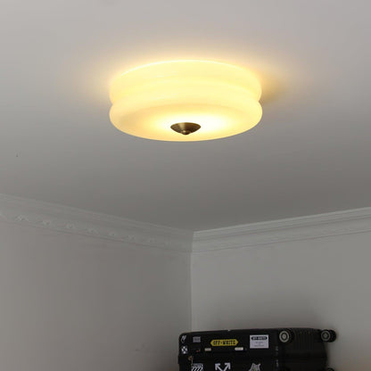 Retro LED-Deckenlampe rund
