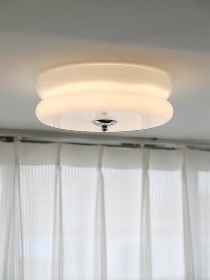 Retro LED-Deckenlampe rund