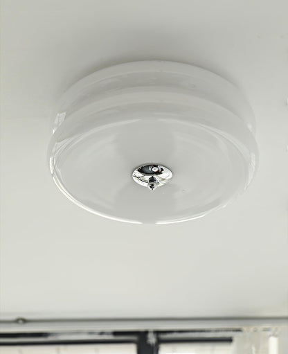 Retro LED-Deckenlampe rund