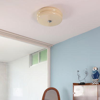 Retro LED-Deckenlampe rund