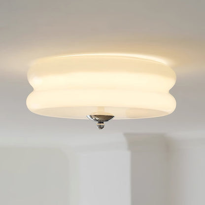 Retro LED-Deckenlampe rund