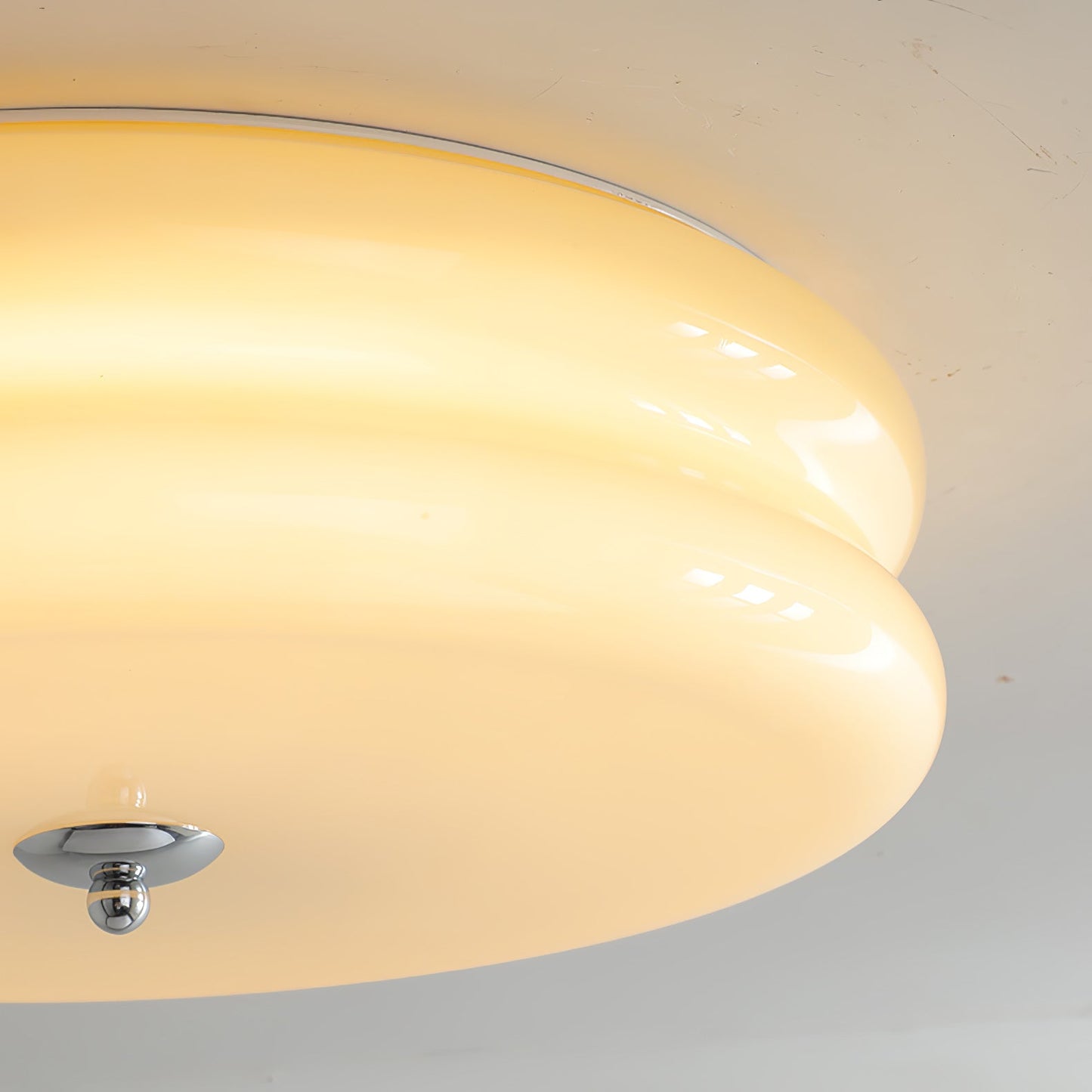 Retro LED-Deckenlampe rund