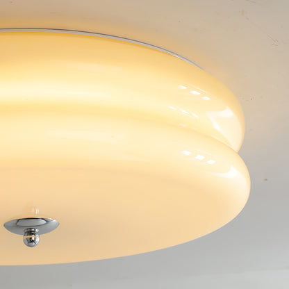 Retro LED-Deckenlampe rund