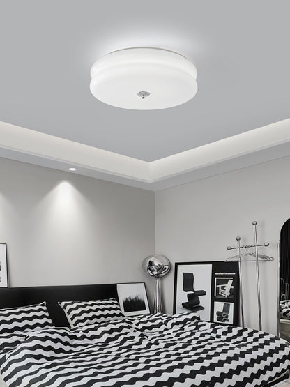 Retro LED-Deckenlampe rund