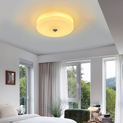 Retro LED-Deckenlampe rund