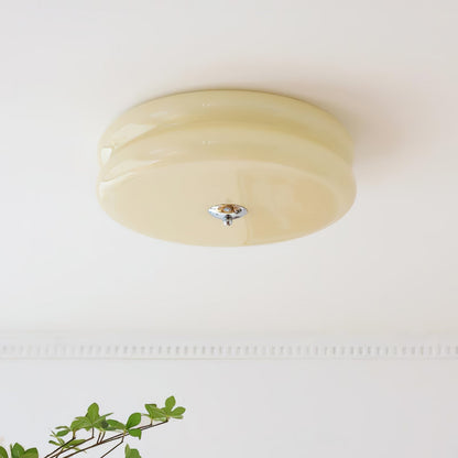 Retro LED-Deckenlampe rund