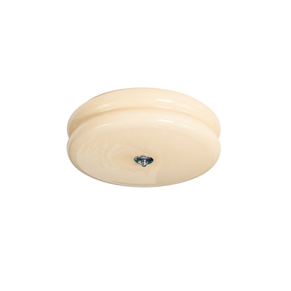 Retro LED-Deckenlampe rund