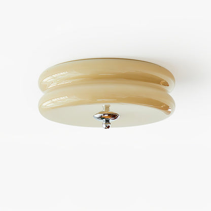 Retro LED-Deckenlampe rund