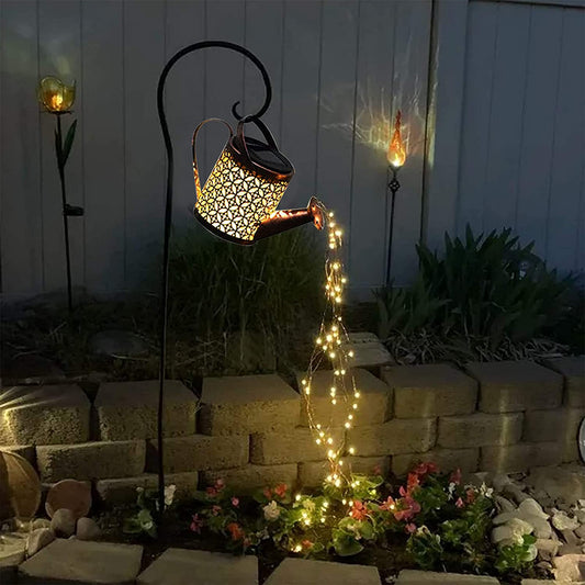 Retro LED Gartenlaterne mit Solarbetrieb