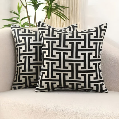 Geometrischer Kissenbezug