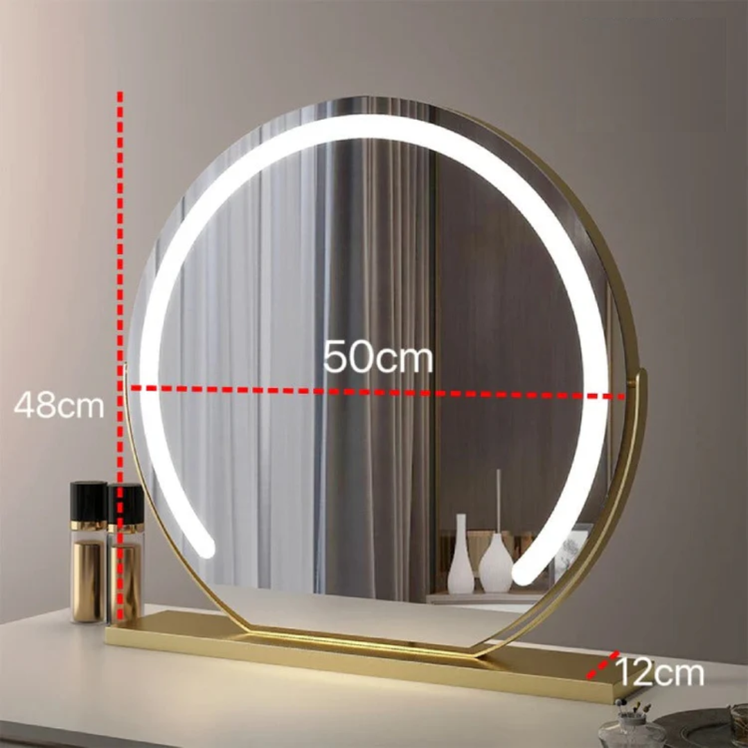 Schminkspiegel mit LED-Licht
